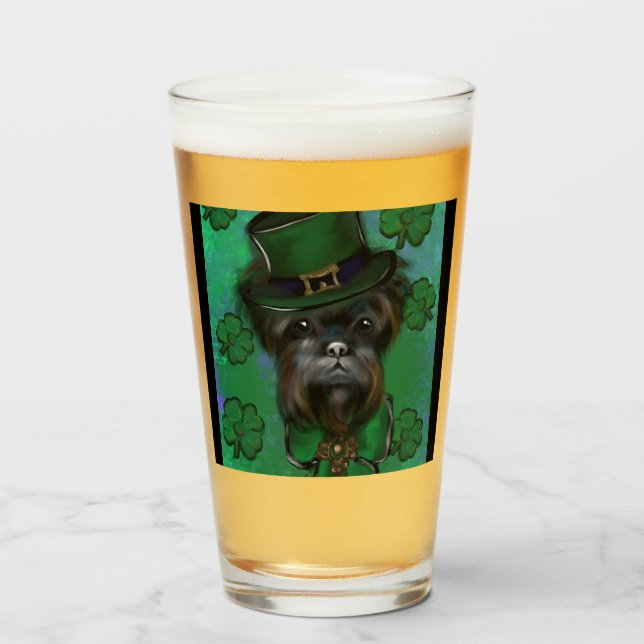 AFFENPINSCHER GLAS (Vorne (Gefüllt))