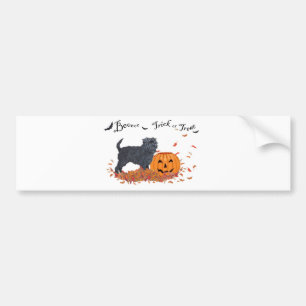 Affenpinscher Halloween Autoaufkleber