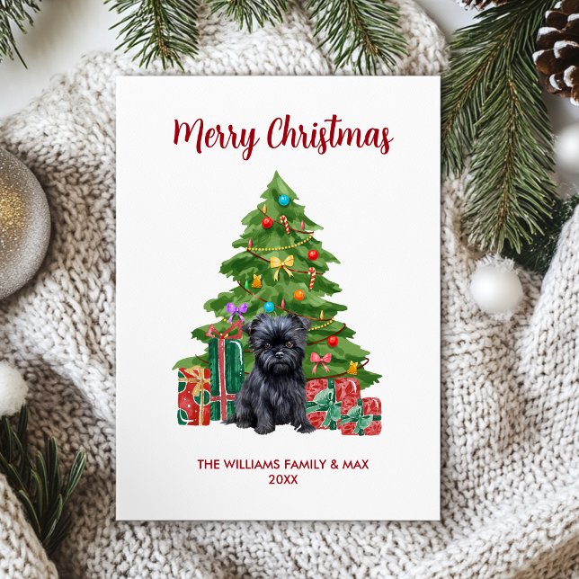 Affenpinscher Hund Familie Weihnachten (Von Creator hochgeladen)