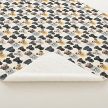 Affenpinscher Hund sieht Collage Pattern