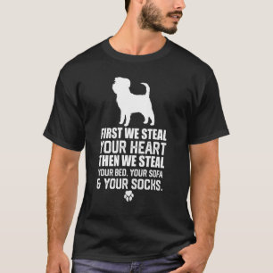 Affenpinscher Hund Stechen Sie Ihr Herz T-Shirt