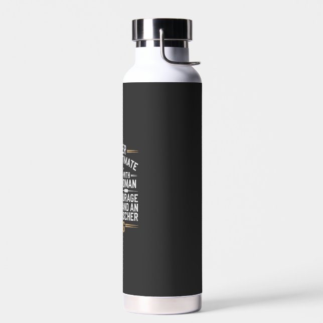 Affenpinscher-Hund Trinkflasche (Links)