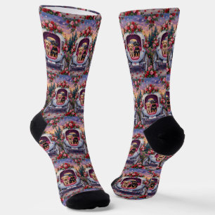 Affenpinscher Hund Valentinstag Socken