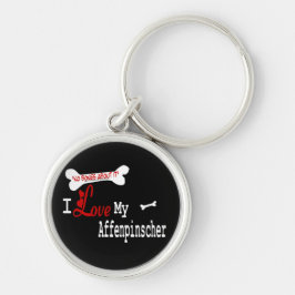 Affenpinscher I Liebe My Schlüsselanhänger