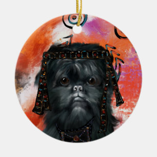Affenpinscher keramik ornament