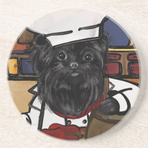 Affenpinscher Koch Getränkeuntersetzer
