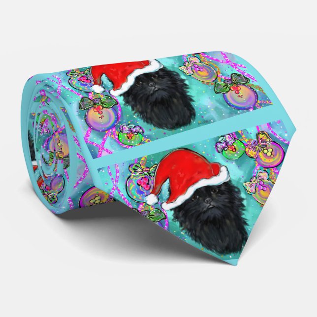 Affenpinscher Krawatte (Gerollt)