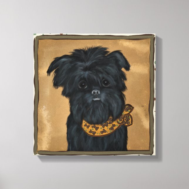 AFFENPINSCHER LEINWANDDRUCK (Vorderseite)