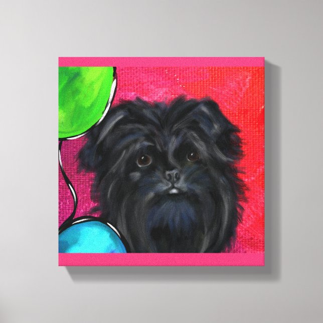 Affenpinscher Leinwanddruck (Vorderseite)