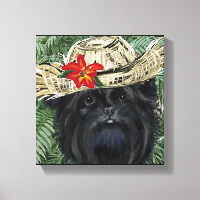 Affenpinscher Leinwanddruck (Vorderseite)