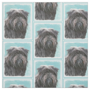 Affenpinscher Malerei - Niedliche Hundekunst Stoff
