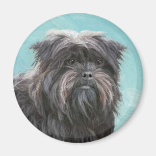 Affenpinscher Malerei - Niedliche Original Dog Art Magnet
