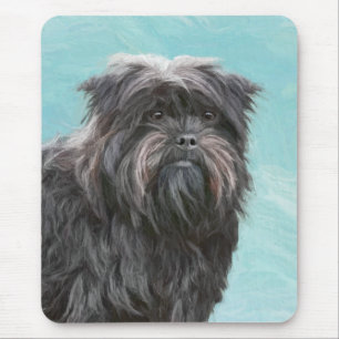 Affenpinscher Malerei - Niedliche Original Dog Art Mousepad