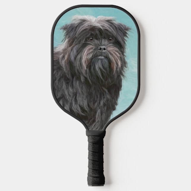 Affenpinscher Malerei - Niedliche Original Dog Art Pickleball Schläger (Vorderseite)