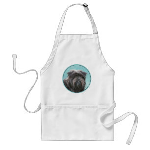 Affenpinscher Malerei - Niedliche Original Dog Art Schürze