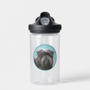 Affenpinscher Malerei - Niedliche Original Dog Art Trinkflasche