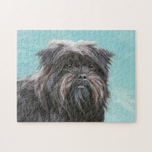 Affenpinscher-Malerei - Süße originelle Hundekunst Puzzle