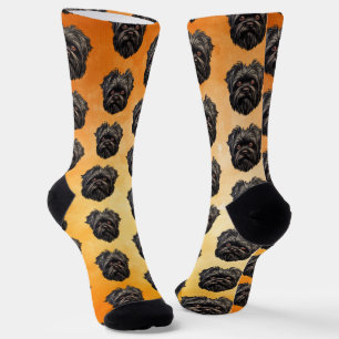 Affenpinscher Monkey Dog Affens Terrier Socken