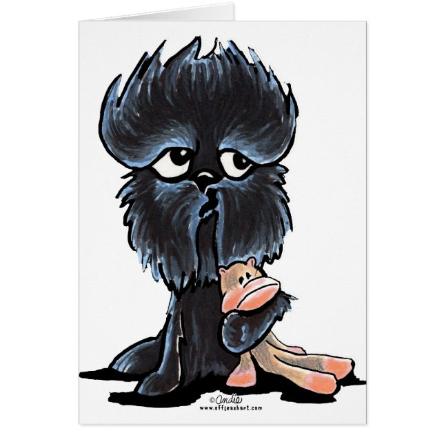 Affenpinscher Monkey Toy (Vorne)