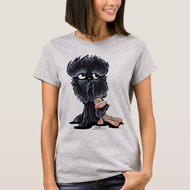 Affenpinscher Monkey Toy T-Shirt (Vorderseite)