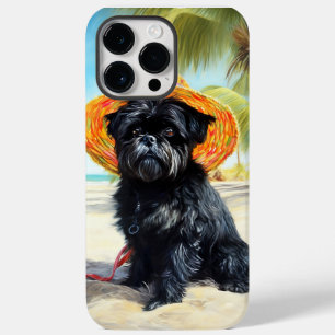 Affenpinscher on Beach, Sommergeschenk für Hundefr Case-Mate iPhone 14 Pro Max Hülle