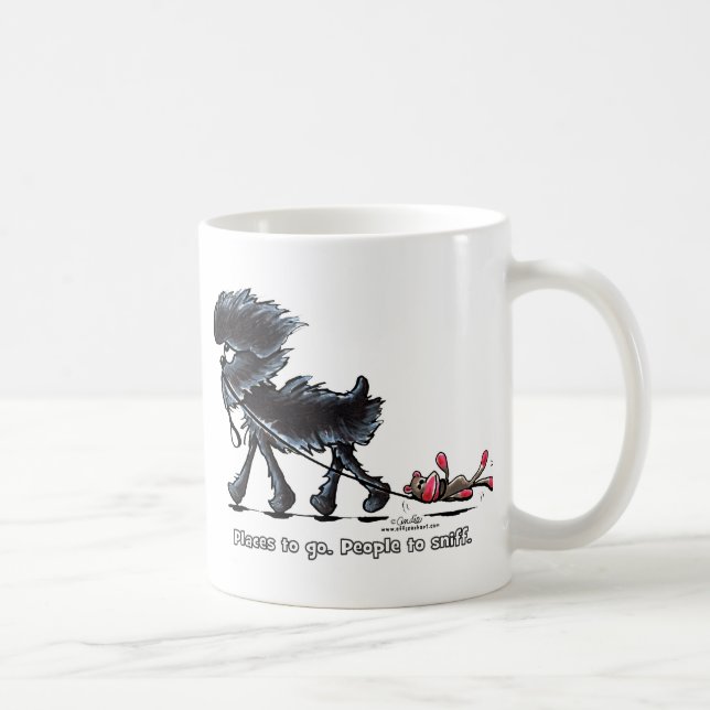 Affenpinscher Orte zum Gehen Kaffeetasse (Rechts)