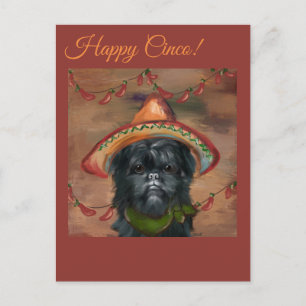 Affenpinscher Postkarte