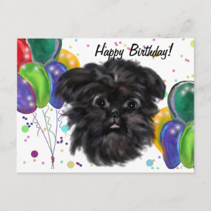 Affenpinscher Postkarte