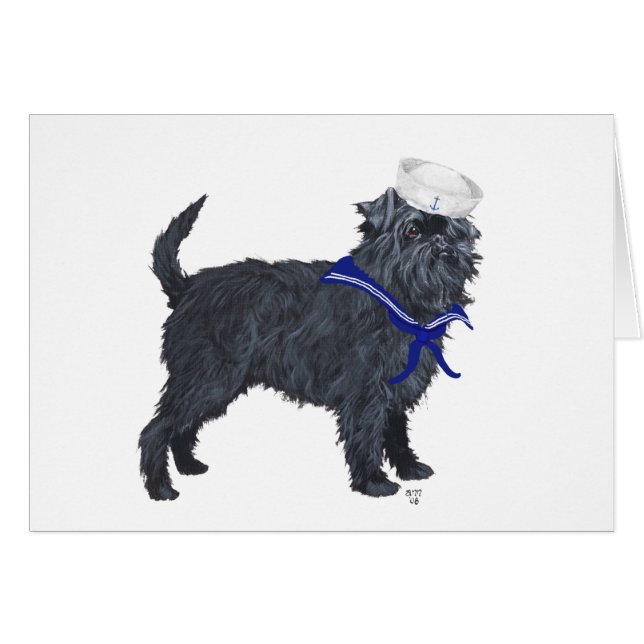 Affenpinscher Sailor (Vorderseite (Horizontal))
