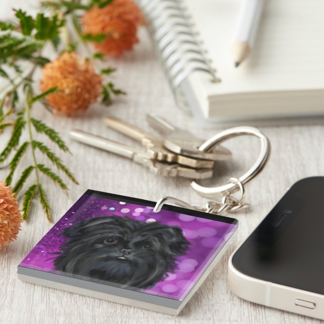 AFFENPINSCHER SCHLÜSSELANHÄNGER (Vorderseite rechts)