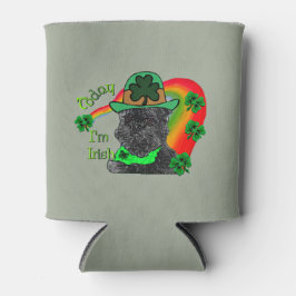 Affenpinscher St. Patricks Day Dosenkühler