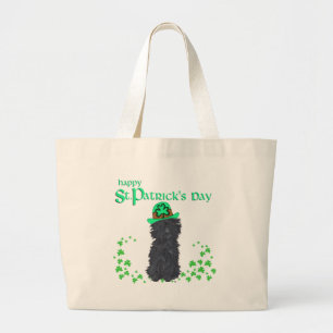 Affenpinscher St. Patrick's Day Jumbo Stoffbeutel
