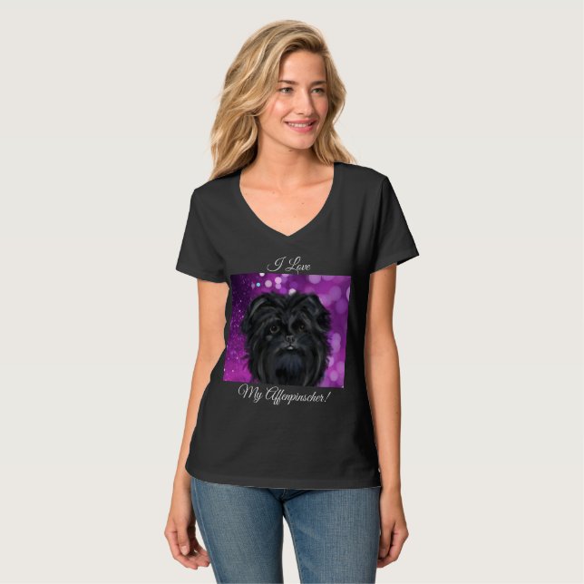 Affenpinscher T-Shirt (Vorderseite Vollansicht)