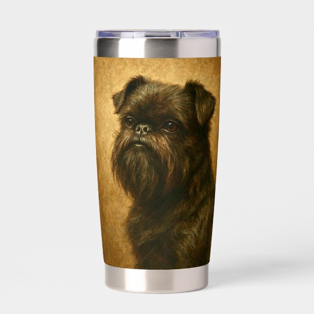 Affenpinscher Thermobecher (Vorderseite)