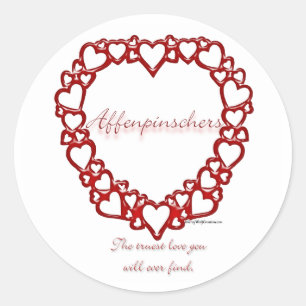 Affenpinscher True Love - Sticker