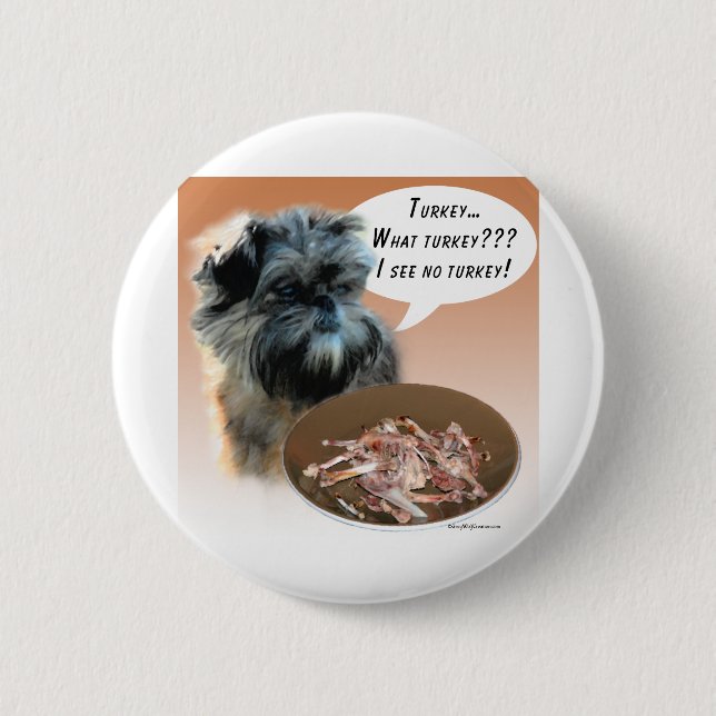 Affenpinscher Türkei Button (Vorderseite)
