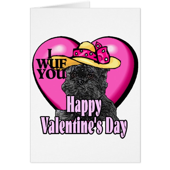 Affenpinscher Valentinstag (Vorne)