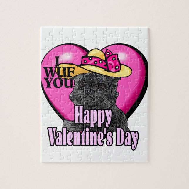 Affenpinscher Valentinstag Puzzle (Vertikal)