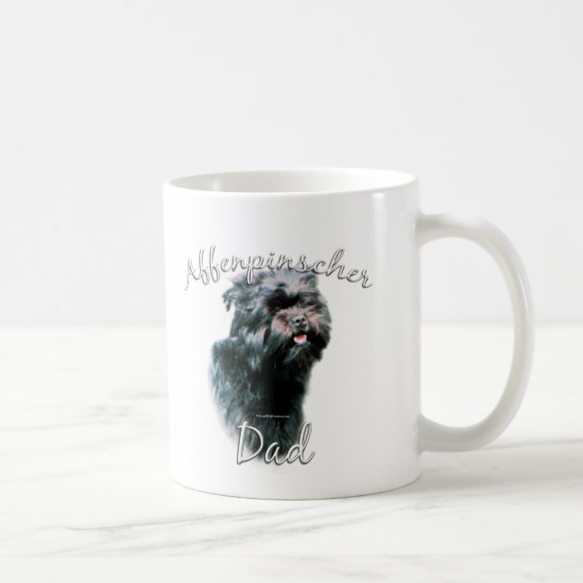 Affenpinscher Vater 2 Kaffeetasse (Rechts)