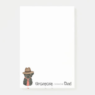 Affenpinscher Vater Post-it Klebezettel