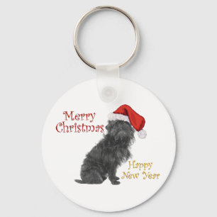 Affenpinscher Weihnachten Schlüsselanhänger
