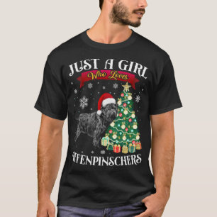 Affenpinscher Weihnachtsbaum Affenpinscher Santa H T-Shirt