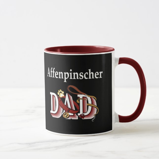 Affenpinshcer Vater Tasse (Rechts)