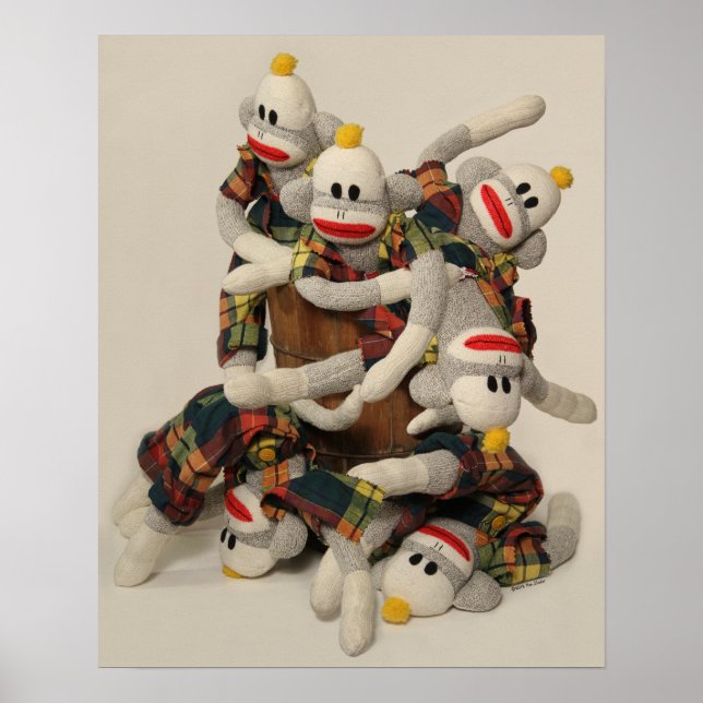 Affenplakat Poster (Vorne)