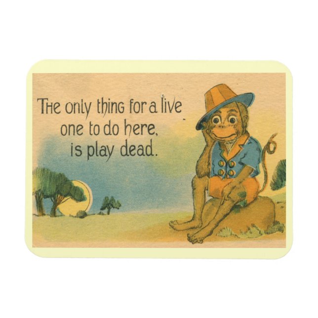 Affenplays Tote 1914 Comic Vintag Magnet (Horizontal)