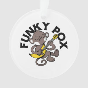Affenpocken Funky Pocken Ornament