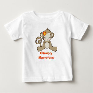 Affenpuppe Sprichwort mit Niedlichem Affen Baby T-shirt