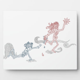 Affensonnenschnäpper Fotoplatte