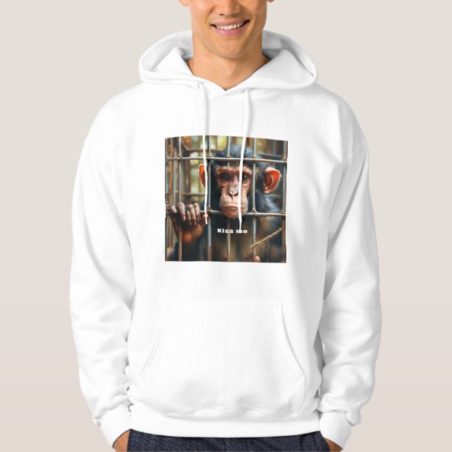 AffenSweatshirt Hoodie (Vorderseite)