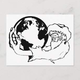 Affenvision Postkarte